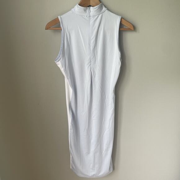 PUMA Halogen Blue T7 Dress Womens Size Medium Athletic Dress High Neck - Picture 6 of 9